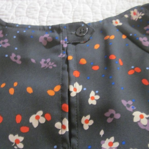 CAbi  Dress S Muse Floral Print Flutter Sleeve #3828 - Picture 8 of 10